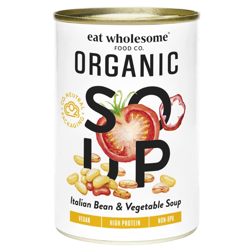 Eat Wholesome Organic Tuscan Bean & Vegetable Soup 400g