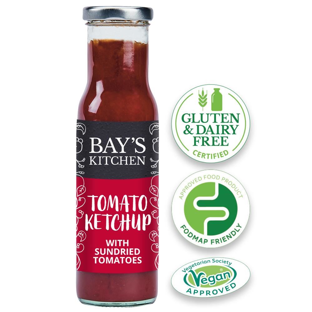 Bays Kitchen Tomato Ketchup with Sundried Tomatoes Low FODMAP 270g