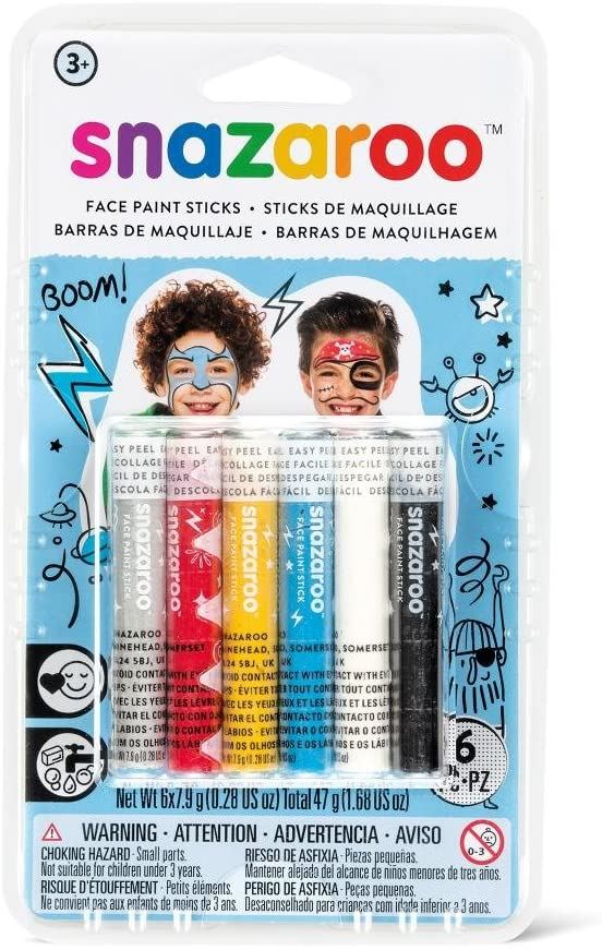 Snazaroo Face Paint Sticks - All Sets Available