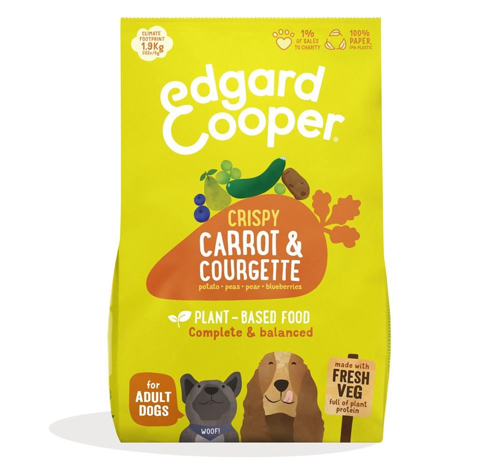 Edgard & Cooper Plant-Based Dog Food Fresh Carrot and Courgette 1kg