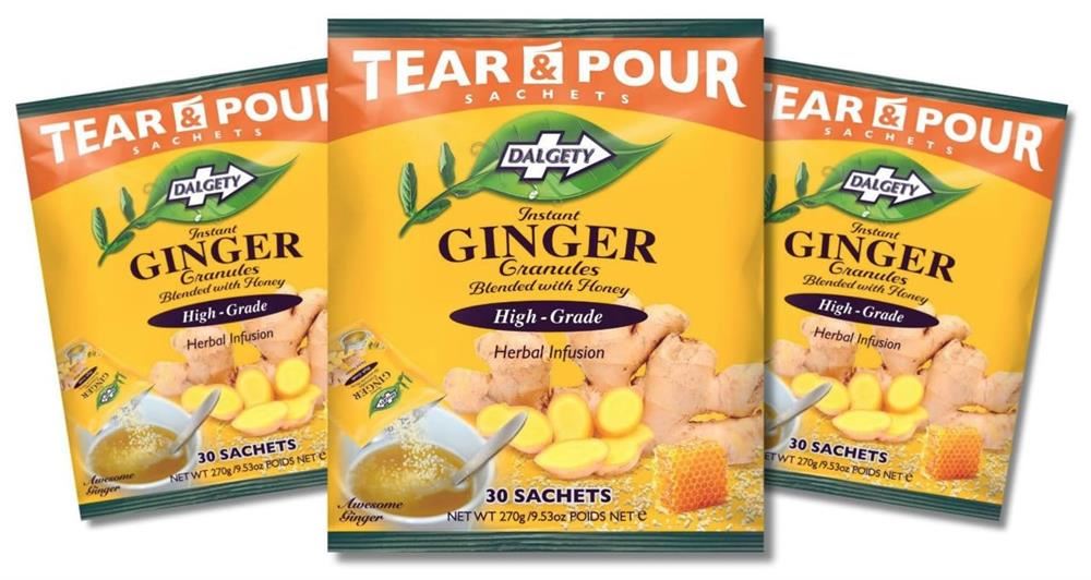 Dalgety Teas Instant Ginger Tea 30 Sachets