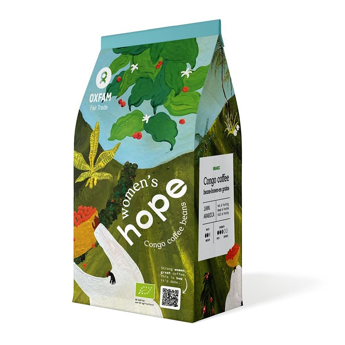 Oxfam Fair Trade ORGANIC Women's Hope Coffee Beans 250g – Health Plus ...