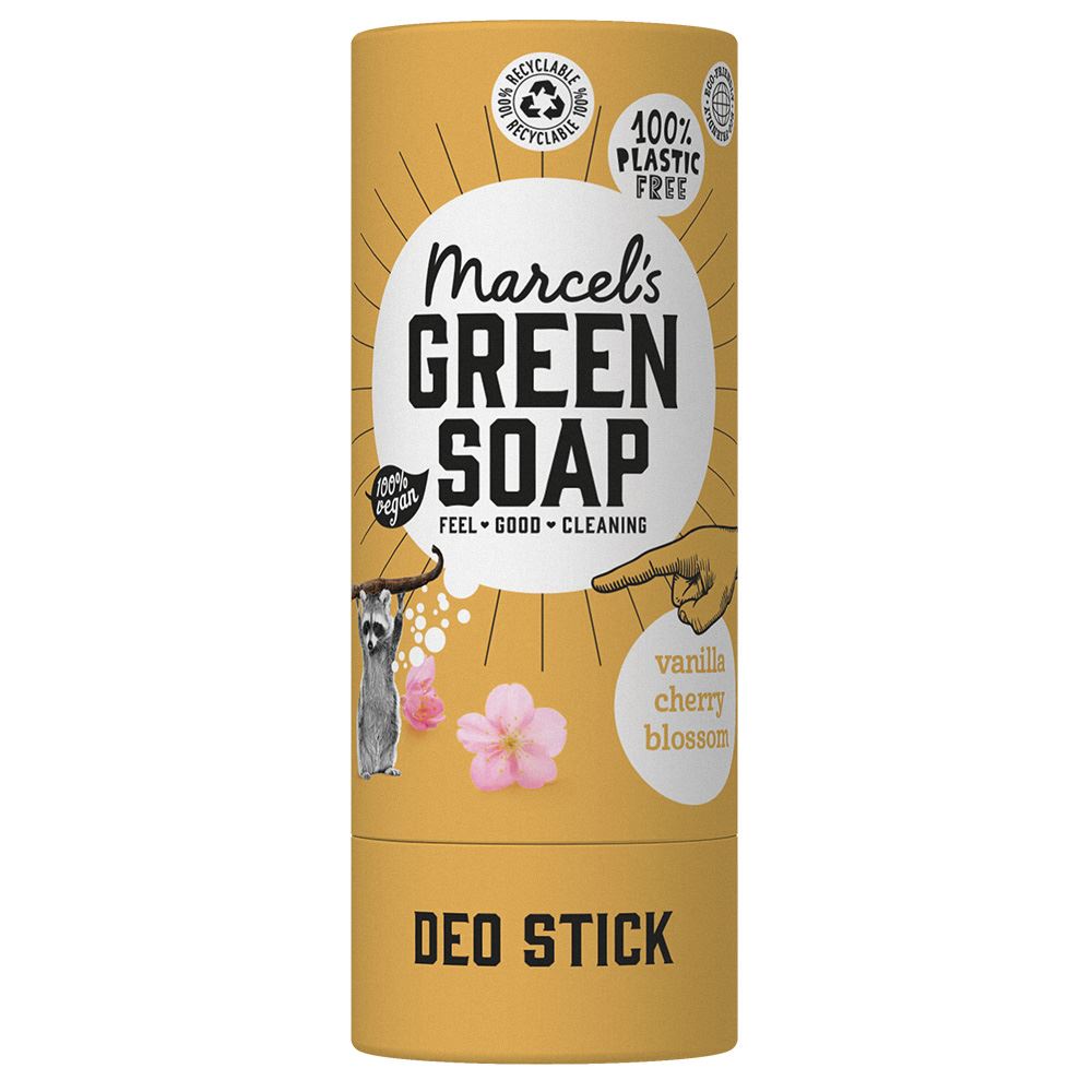 Marcels Green Soap Marcels Deo Stick Vanilla & Cherry Blossom 40g