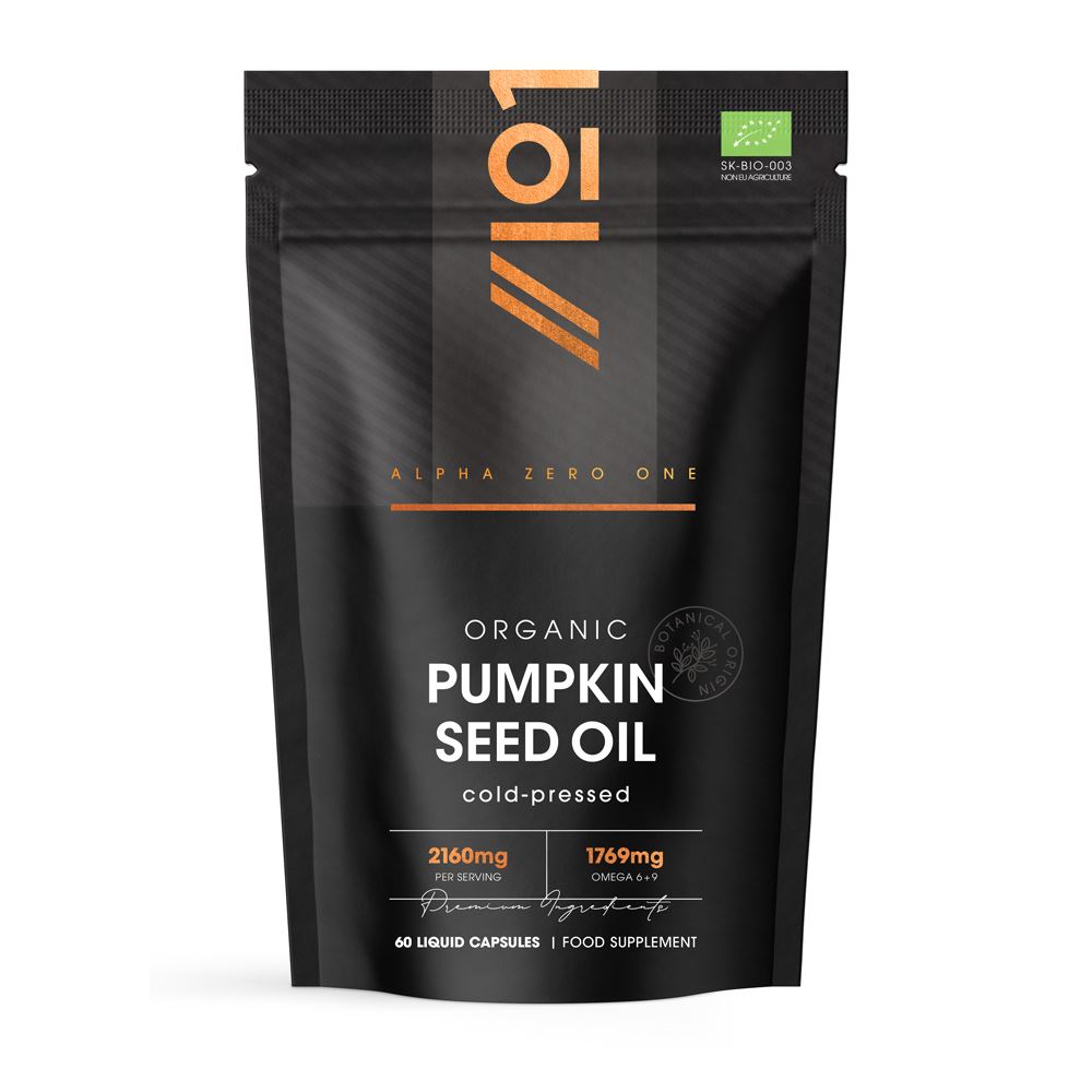 Alpha01 Organic Pumpkin Seed Oil 60 capsules