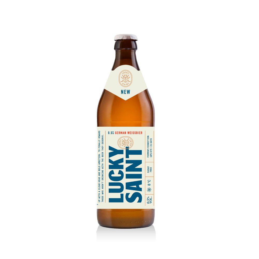 Lucky Saint Weissbier Bottle 500ml - 2 Pack