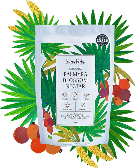 SugaVida's Nutritious Natural Palmyra Blossom Nectar Sugar 250g