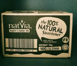 Natvia 100% Naturally Derived Sweetener 500 Sticks (2g each)