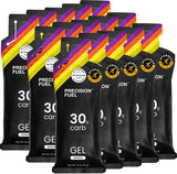 Precision Fuel PF30 Energy Gels - Mild, Neutral Flavour, 30g Carb - 15 Gels