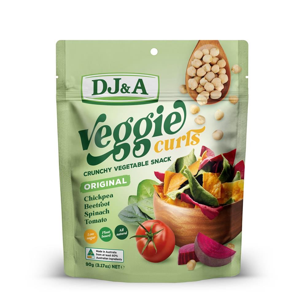 DJ & A DJ&A DJ & A Veggie Curls Original 90g - 3 Pack
