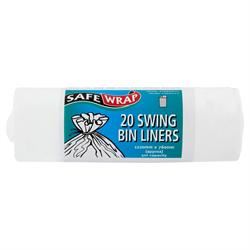 Safewrap Swing Bin Liners 20 bags