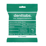 Georganics Denttabs Toothtablets Mint - 125 Pieces with fluoride