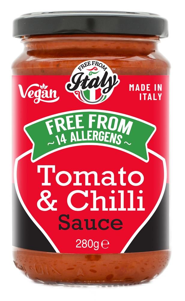 Free From 14 Vegan Tomato Chilli Pasta Sauce 280g - 2 Pack