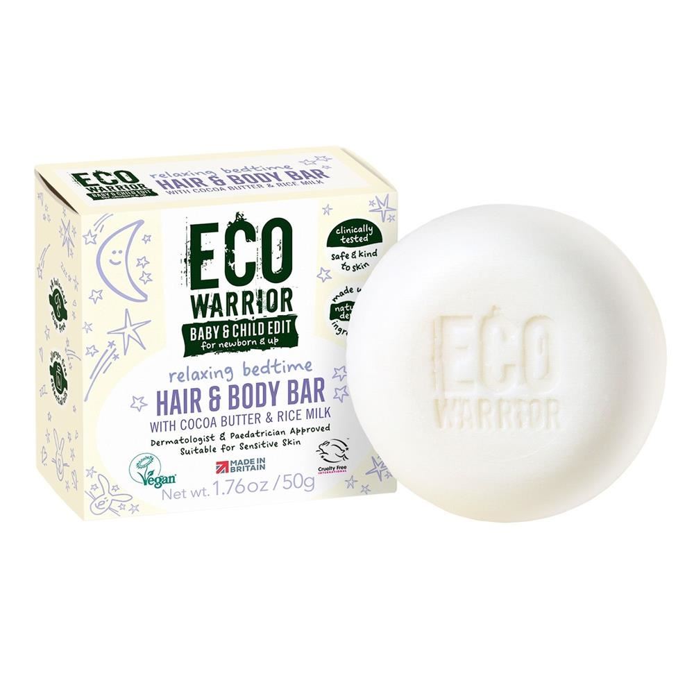 Little Soap Company Eco Warrior Relaxing Bedtime Hair and Body Bar 50g - 2 Pack