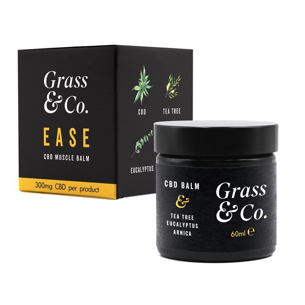 Grass and Co EASE 300 mg CBD Muscle Balm 60ml