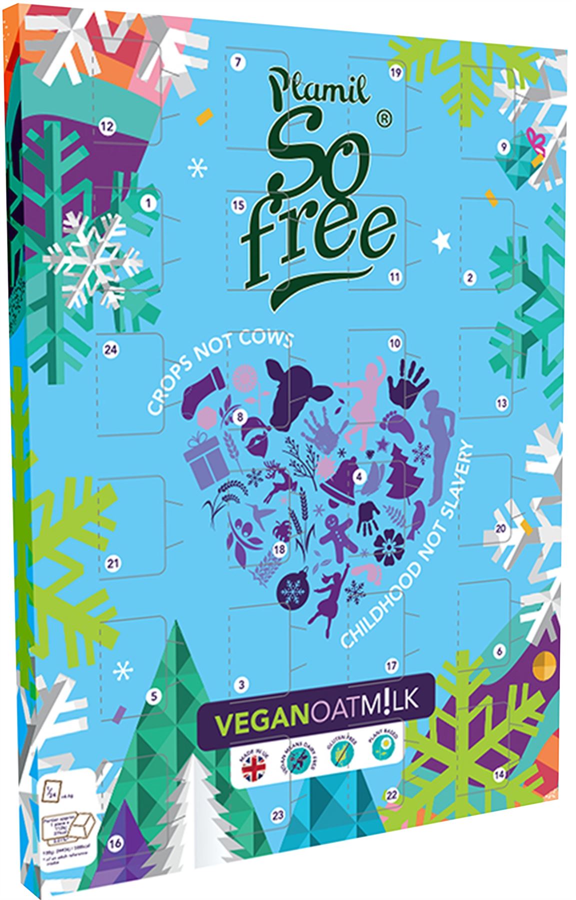 Plamil So Free Organic Dairy Free Advent Calendar 110g