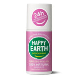Happy Earth 100% Natural Deodorant Roll-On Lavender Ylang 75ml - 2 Pack