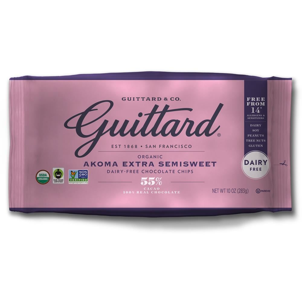 Guittard Akoma Organic Chocolate Baking Chips 283g