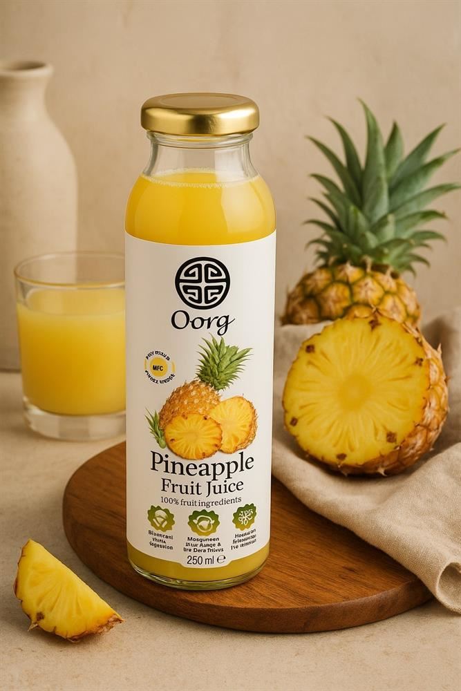 OORG! Natural Pineapple Juice 250ml - 2 Pack