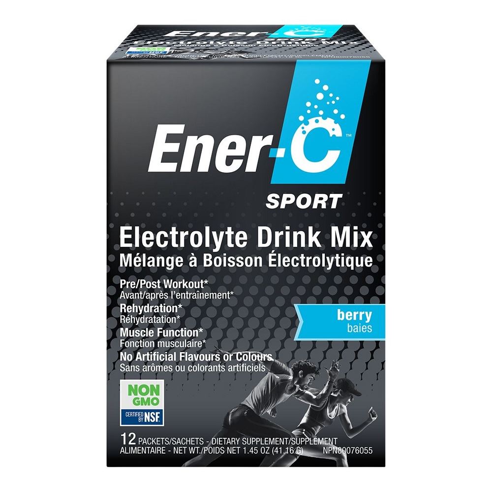 Ener-C Multivitamin Drink Mix Electrolyte Sport Berry 12 Sachets