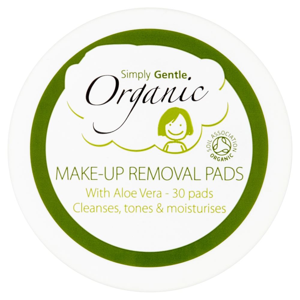 Simply Gentle Organic Cosmetic Lotion 30 Pads