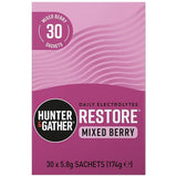 Hunter and Gather Restore Mixed Berries Electrolyte Sachets 30 x 5.8g per pack