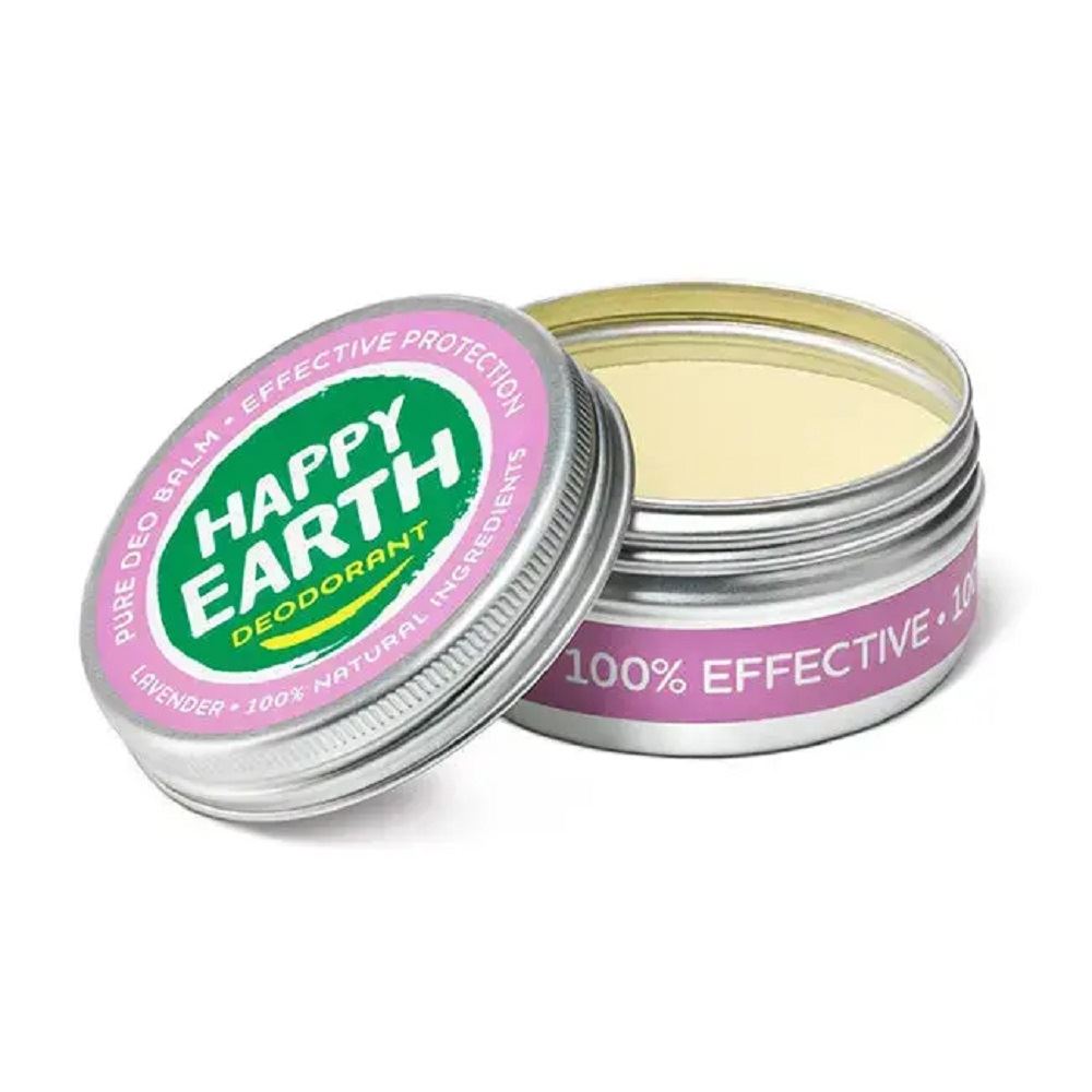 Happy Earth Natural Deodorant Balm Lavender 45gr - 2 Pack