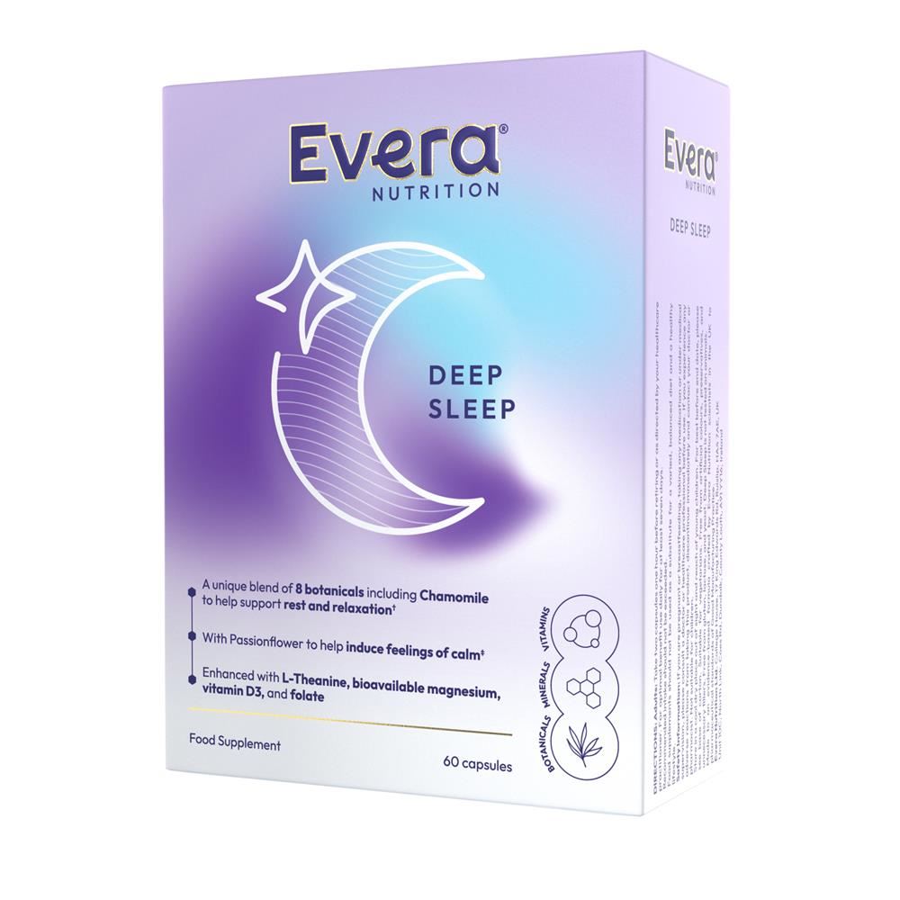 Evera Nutrition Deep Sleep 60 Capsules Vegetarian Supplement