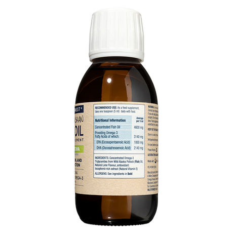 Wiley's Finest UK Summit DHA Wild Alaskan Fish Oil 125ml