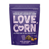 Love Corn Milk Chocolate & Sea Salt Corn Snack 35g - 10 Pack