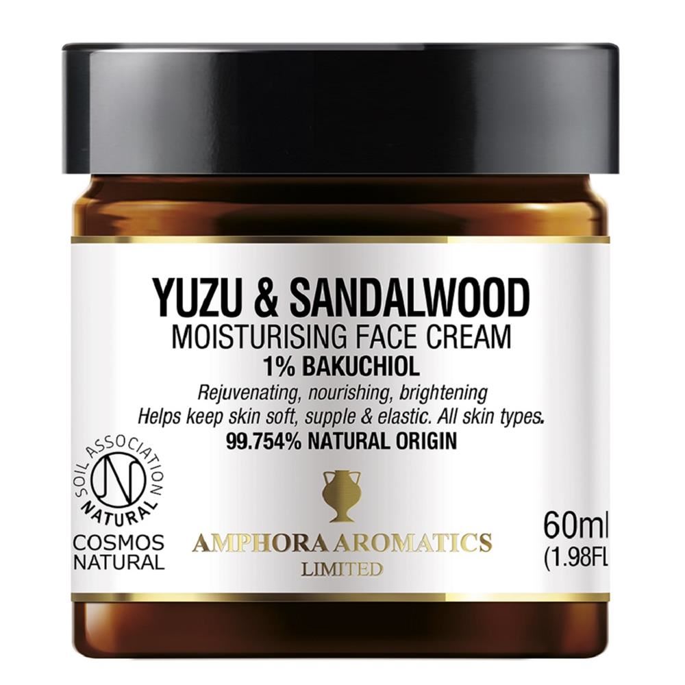 Amphora Aromatics Yuzu & Sandalwood Moisturising Face Cream with Bakuchiol 60ml