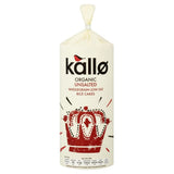 Kallo Organic Thick Slice No Added Salt Rice Cakes 130g