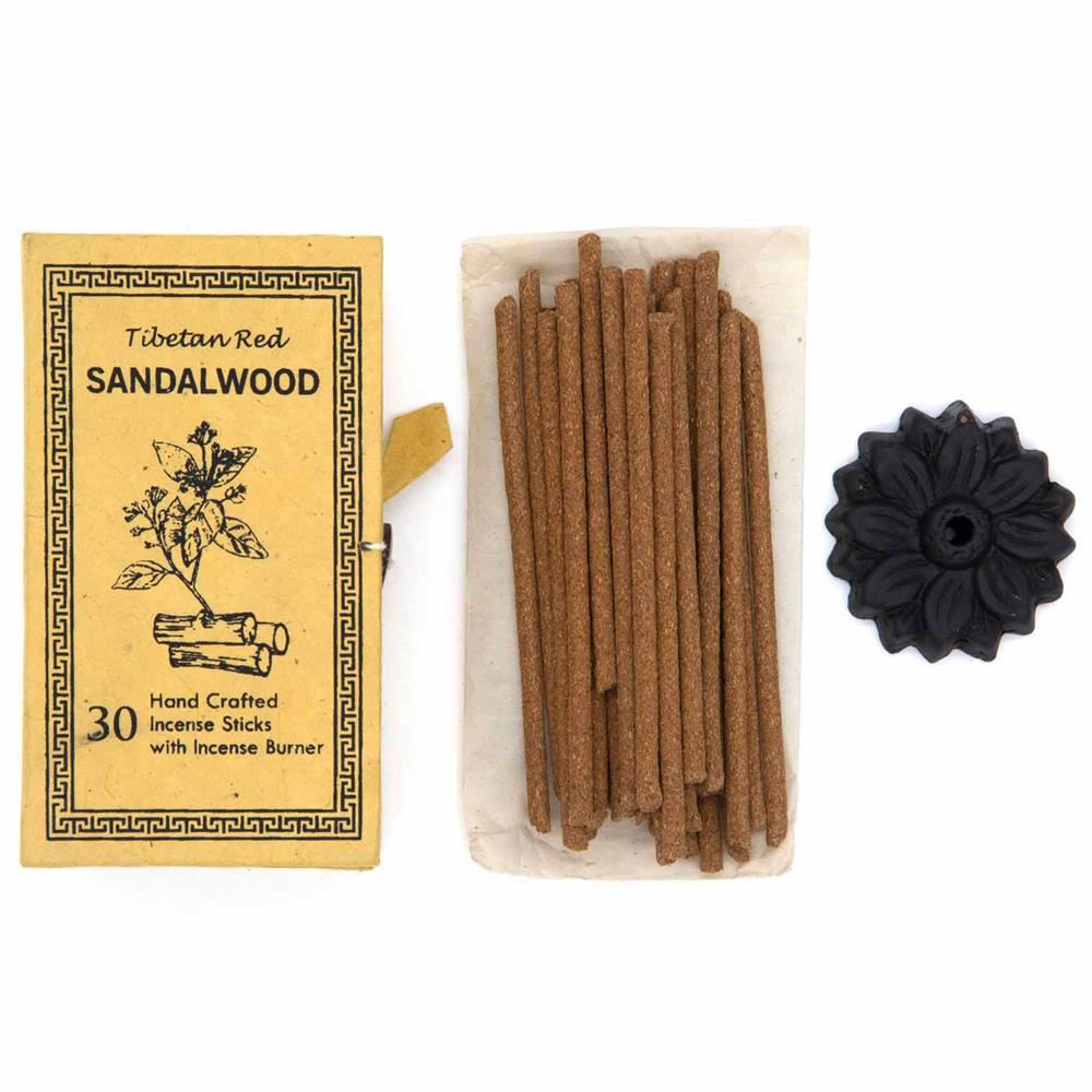 Siesta 100% Natural Ingredients - Tibetan Sandalwood Incense 30 Set