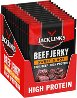 Jack Link's Protein Snacks Beef Jerky Sweet and Hot 60g - Pack of 12