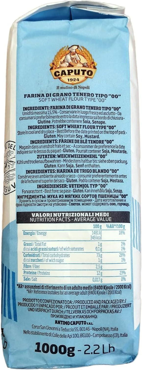 Caputo Farina Classica Doppio Zero 00 Flour Blue 1kg