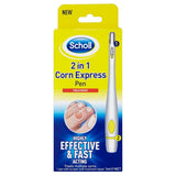 Scholl 2 in 1 Corn Express Pen - Fast Acting Corn Treatment for Multiple Corns