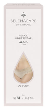Selenacare Menstrual undies CLASSIC Nude Size M