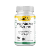 MultiVi Multivitamin & Iron Supplement 30 tablets