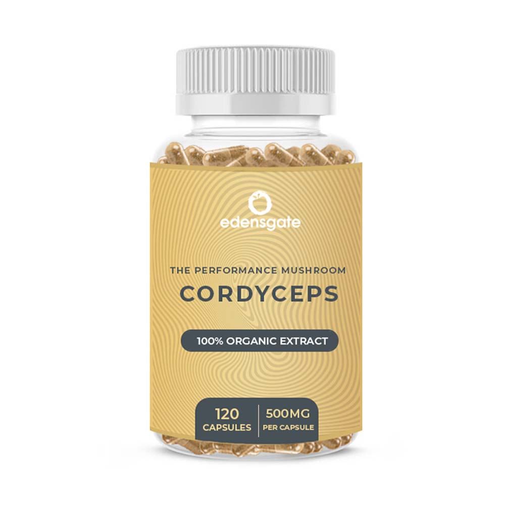 Edens Gate Cordyceps Extract Capsules - Premium Quality - 120 Capsules