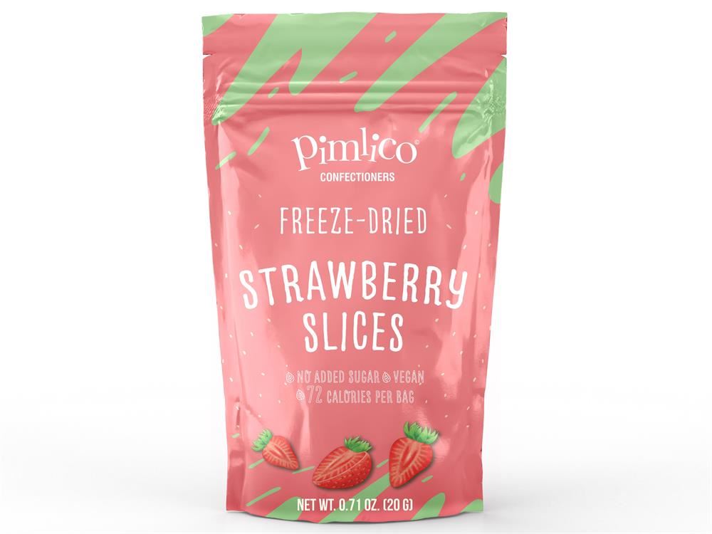 Pimlico Confectioners Freeze-Dried Strawberry Slices 20g