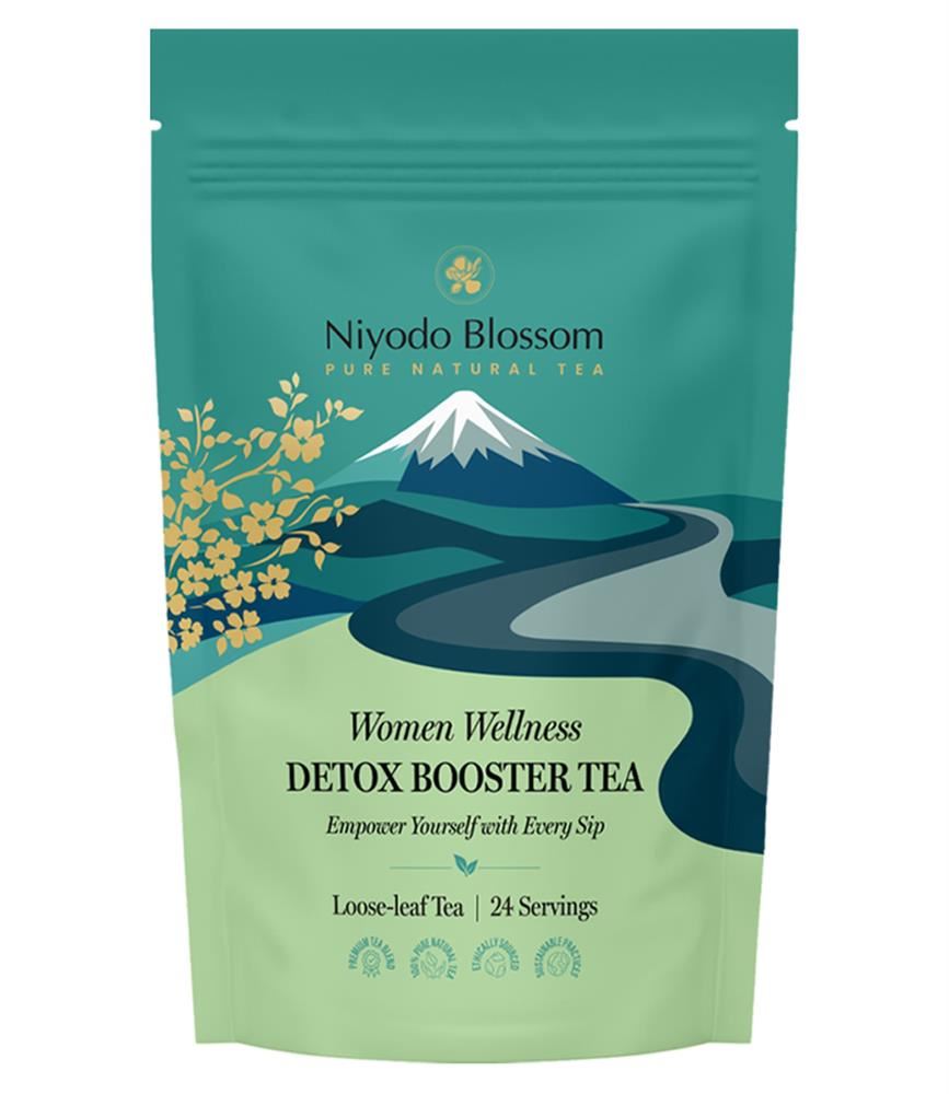 Niyodo Blossom Detox Gourmet Green Tea- Loose leaf- 24 servings 50g