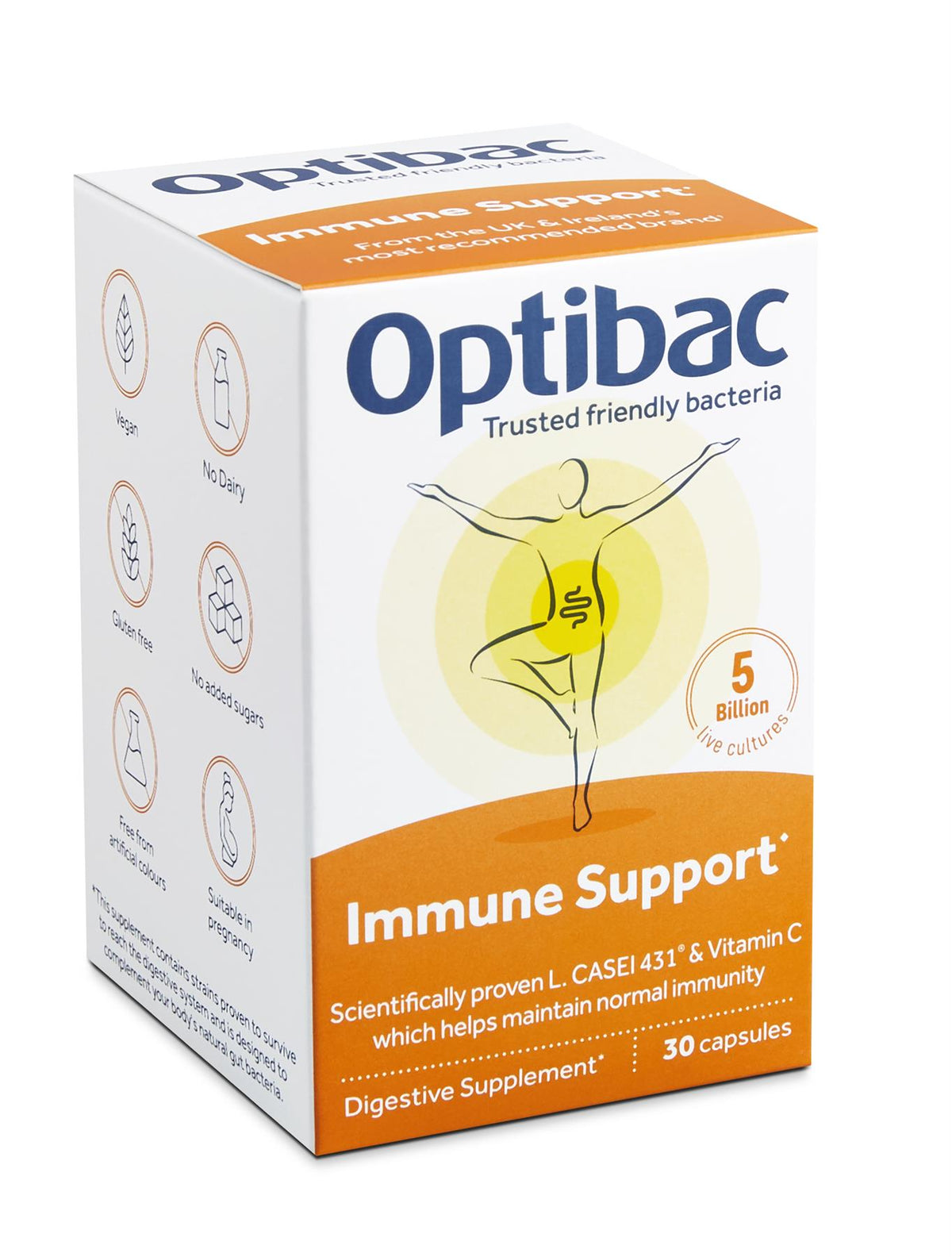 Optiback OptiBac Probiotics For Daily Immunity 30 Capsules – Health Plus Living
