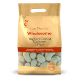 Just Natural Wholesome Yoghurt Coated Cashews 250g