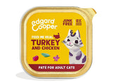Edgard and Cooper Turkey & Chicken Pate for Adult Cats 85g