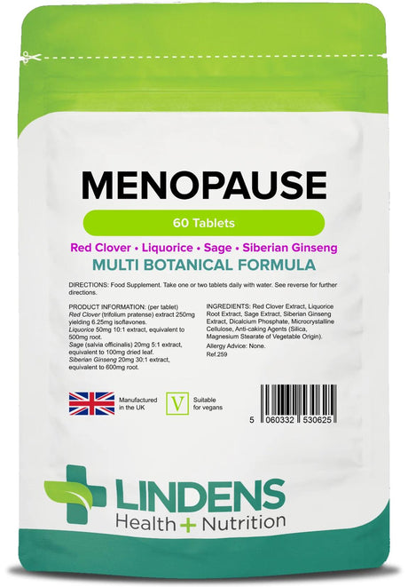 Lindens Menopause Formula - 60 Tablets
