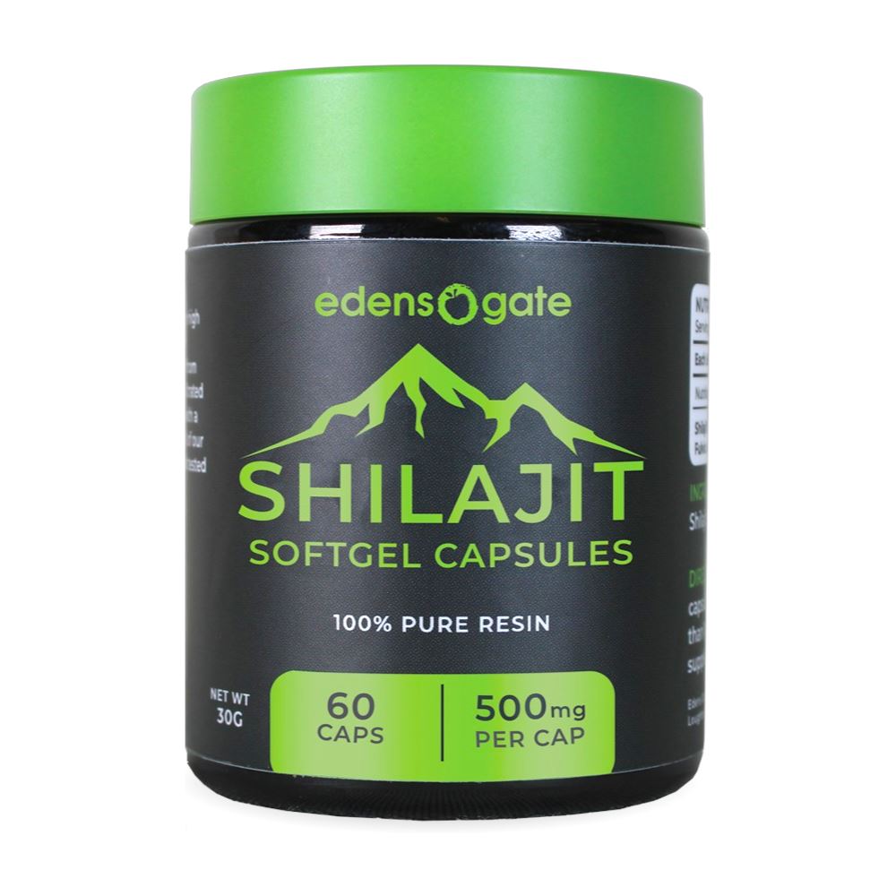 Edens Gate remium Shilajit Resin Soft Gel Capsules - 30g