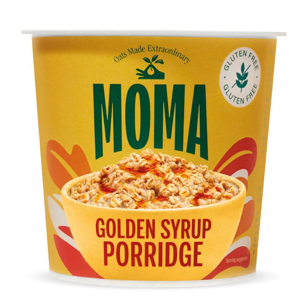Moma Foods Gluten Free Golden Syrup Porridge Pot 70g