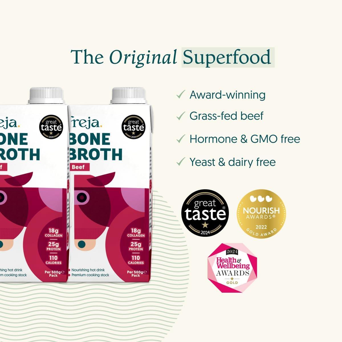 Take Stock Freja Beef Bone Broth 500ml - 6 Pack