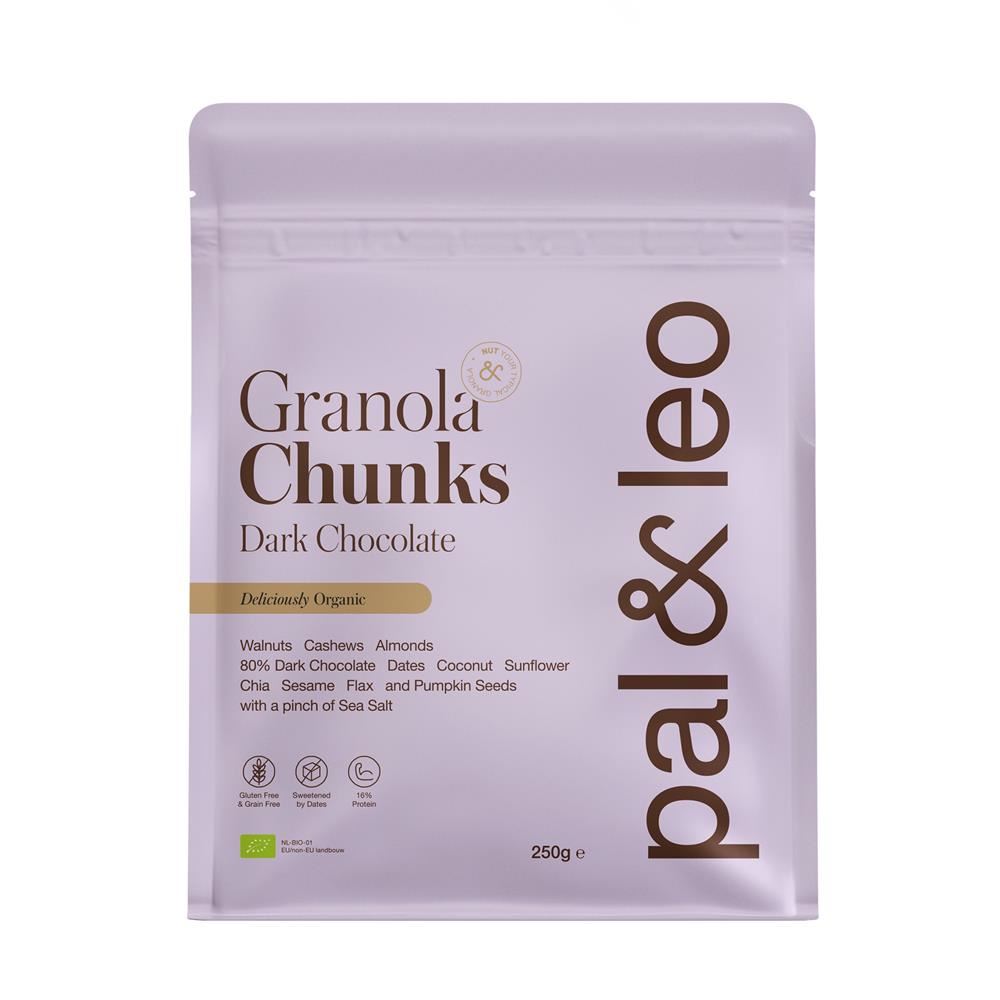 Pal & Leo Organic Granola Chunks Choco 250g - 5 Pack