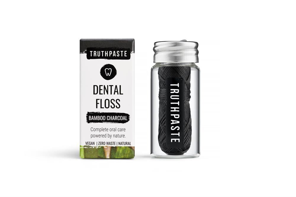 Truthpaste Bamboo Charcoal Floss (Unflavoured) 3g