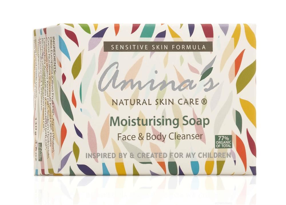 Amina's Natural Skincare Moisturising soap 130g